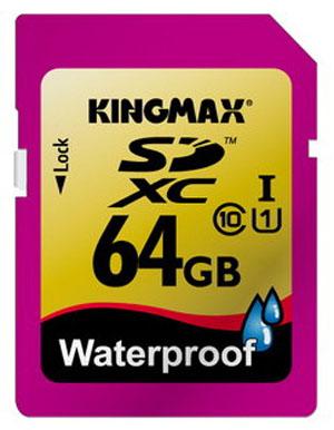 Thẻ nhớ 64GB SDXC chống nước đầu tiên của Kingmax