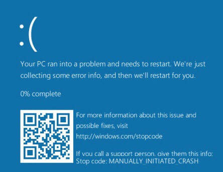 Màn hình “Xanh chết chóc” Windows 10 kèm theo mã QR để dễ dàng xử lí lỗi 