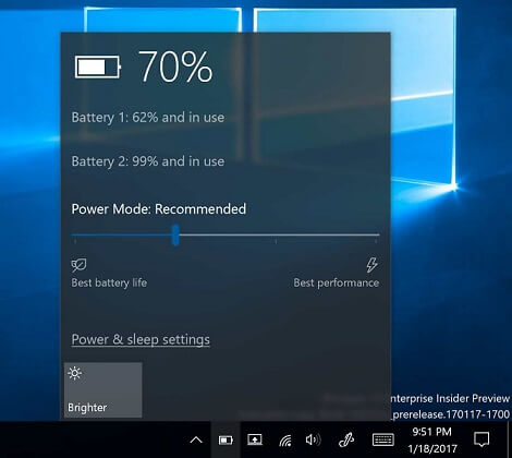 Microsoft thông báo tính năng tối ưu hóa pin mới trong Windows 10