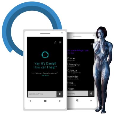 Cortana đã không  cộng tác với Nadella trong khi trình diễn trực tiếp 
