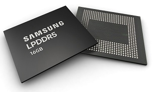 Samsung sản xuất hàng loạt bộ nhớ 16Gb LPDDR5