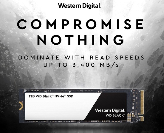 Western Digital cho ra mắt SSD Black 3D NVMe