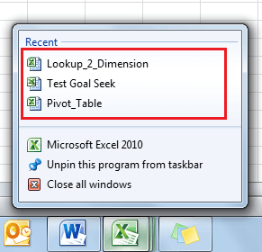 Sửa lỗi Jump List trong Windows 